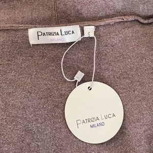 Patrizia Luca Milano long purple cardigan jacket